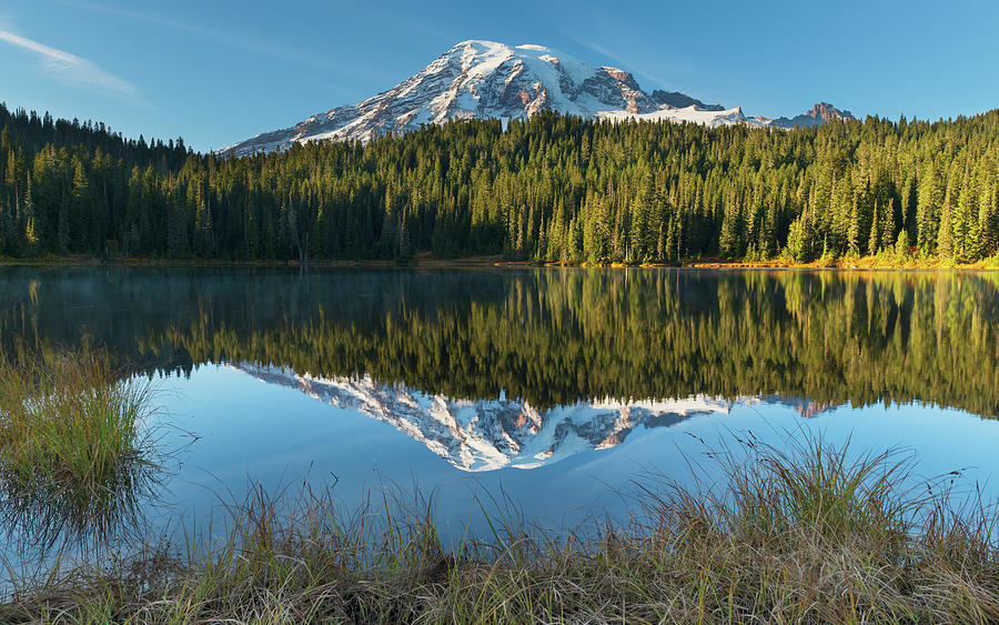 Mt. Rainier Reflection Photograph by Patrick Campbell