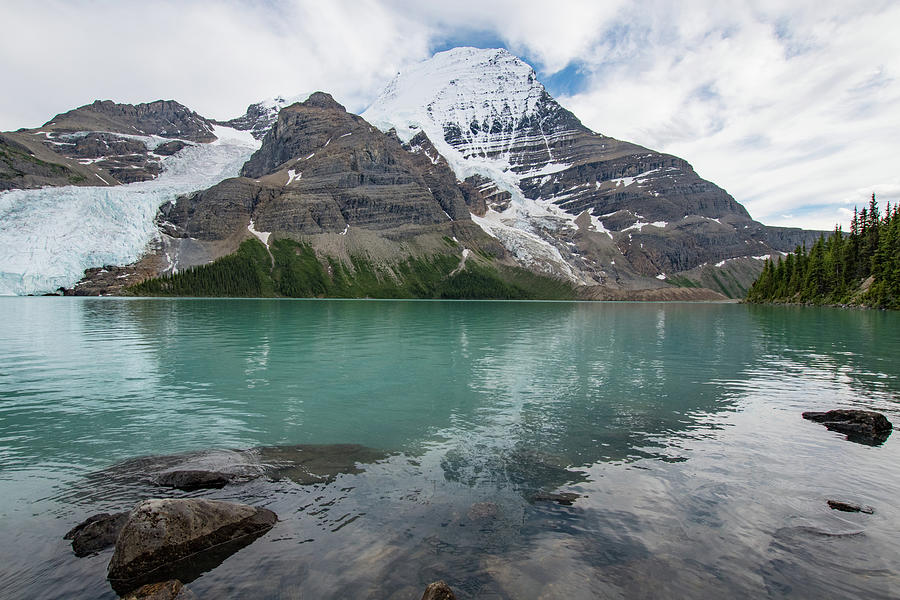Mt. Robson and Berg Lake Photograph by Joan Septembre