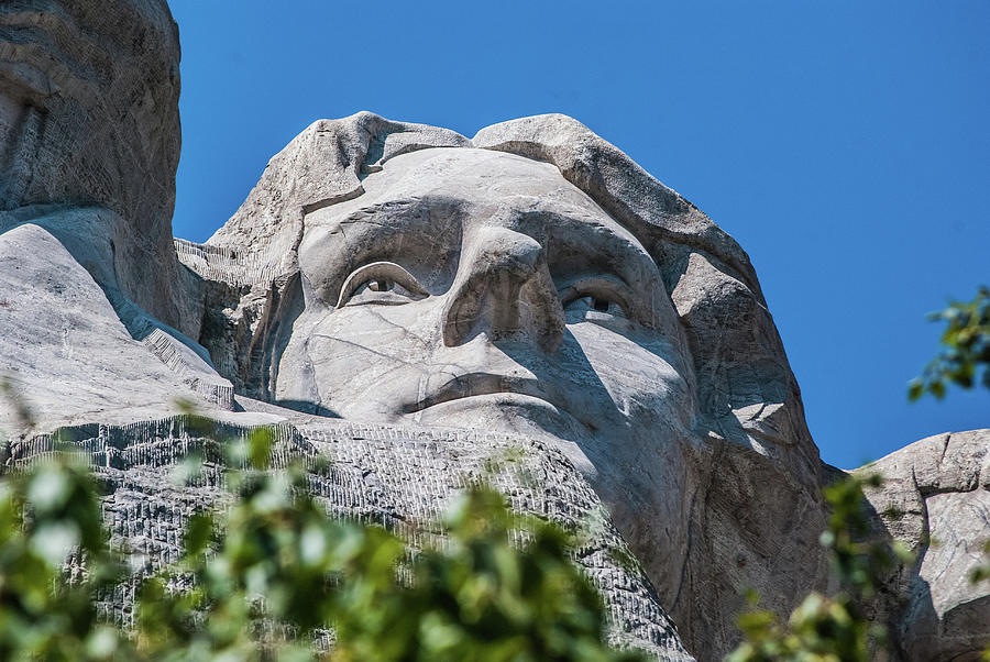 Mt. Rushmore - Jefferson Photograph by Gordon Sarti