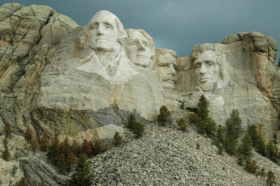 Mt. Rushmore Photograph by Steve Templeton