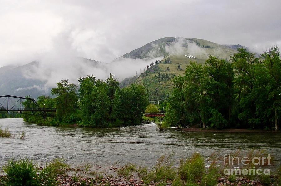 Mt Sentinel And Clark Fork River Photograph
