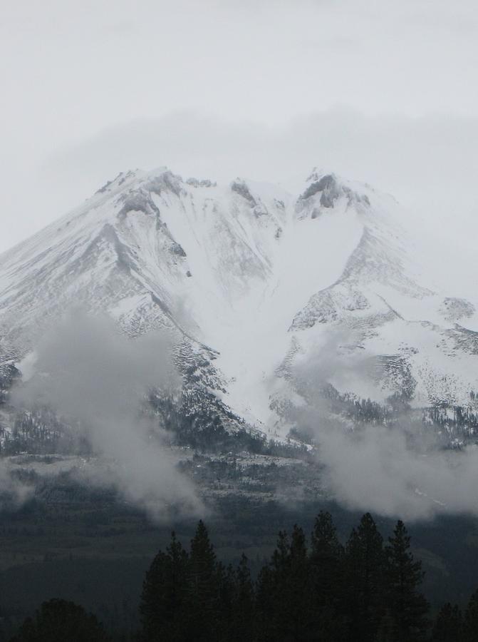 Mt. Shasta Photograph - Mt. Shastas Heart by Sally McKirgan