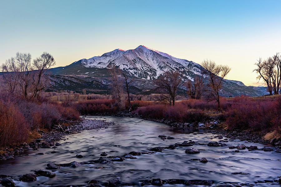 Mt. Sopris and the Crystal River- Colorado Photograph by Brian Anderson Mt. Sopris and the Crystal River- Colorado Photograph by Brian Anderson