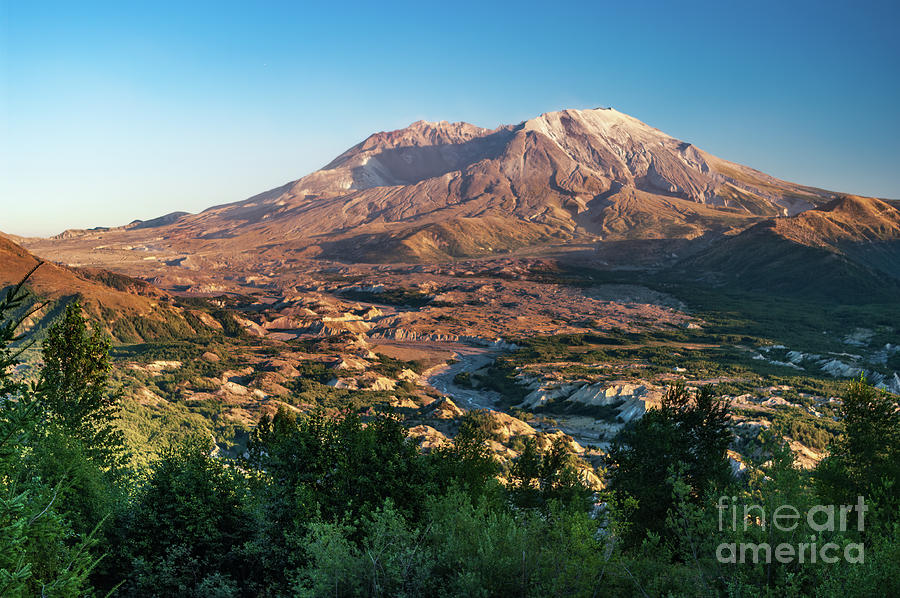 Mt. St. Helens Photograph - Mt. St. Helens 2.0990 by Stephen Parker