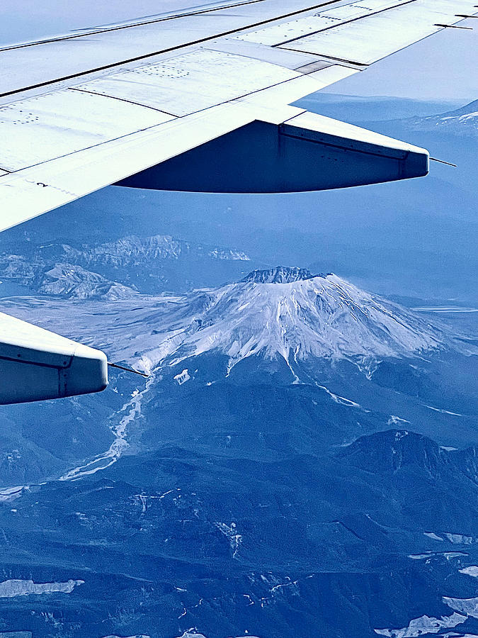 Mt St. Helens from Above Photograph by Steph Gabler