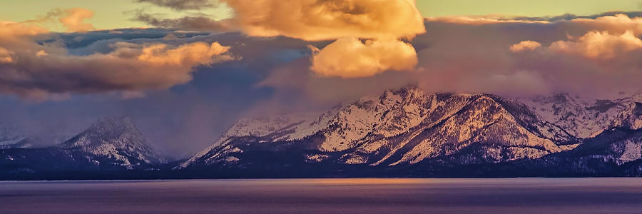 Mt. Tallac Alpenglow Photograph by Martin Gollery