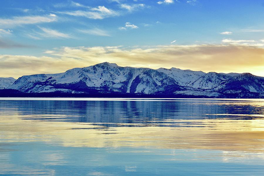 Mt. Tallac - from Marla Bay Photograph by Jerry Kramer - Pixels