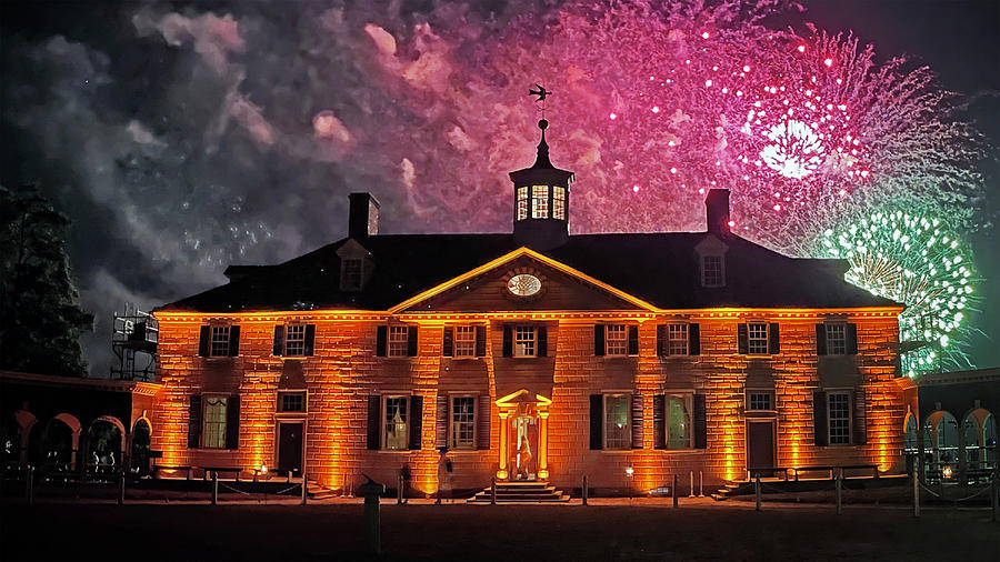 Mt Vernon Fireworks Photograph by Jack Nevitt Pixels