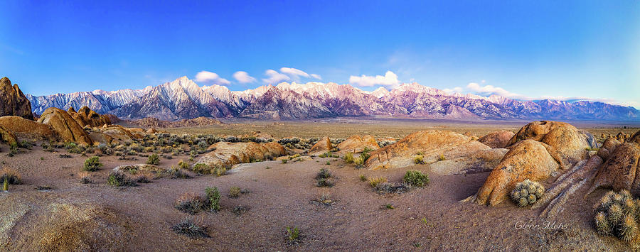 Mt. Whitney range panorama Photograph by GLENN Mohs