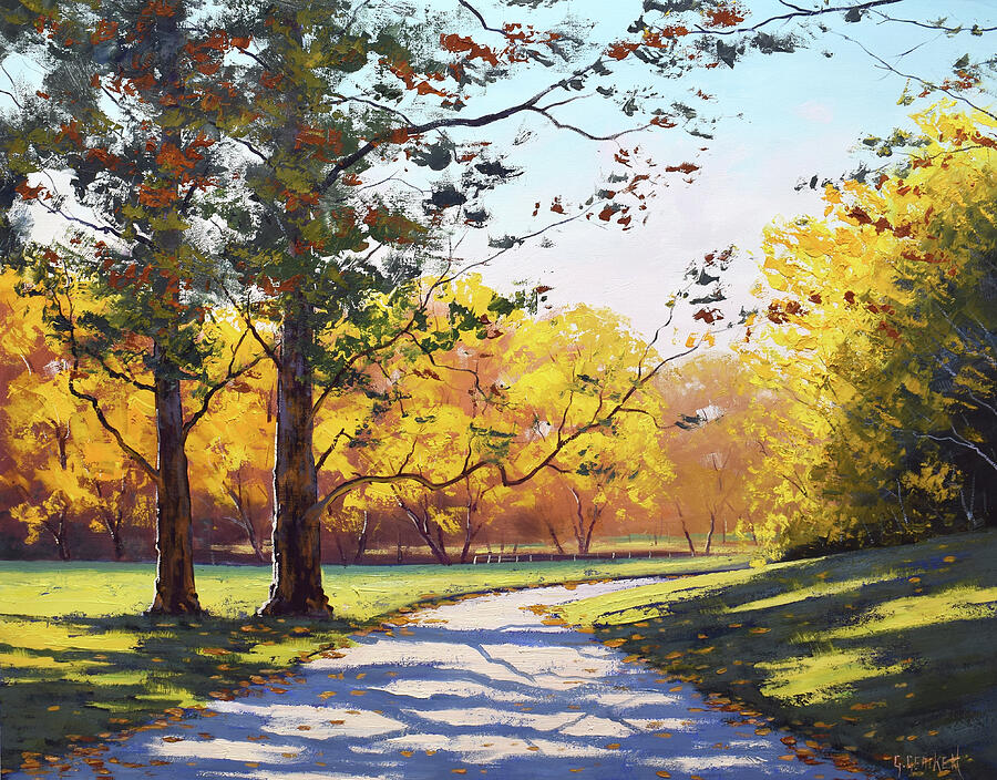 Mt Wilson Autumn Painting by Graham Gercken Mt Wilson Autumn Painting by Graham Gercken