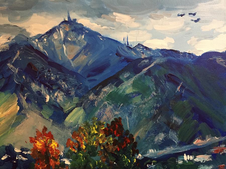 Mt. Wilson from a High Vantage Point Painting by Danielle Rosaria