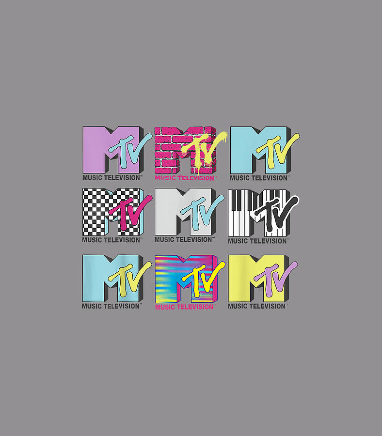 Mtv Logo Stack Style Graphic Digital Art by Pierce Ambre - Fine Art America