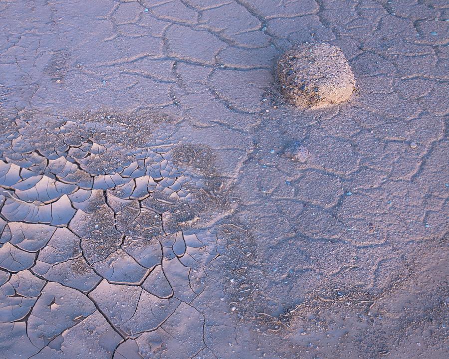Mud Flow Detail, Death Valley Photograph by Alexander Kunz