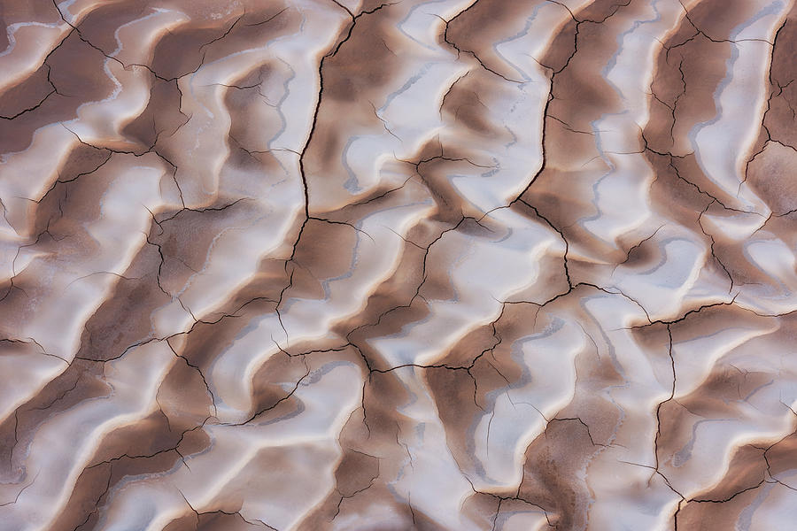Mud Pattern #3 Photograph by Ken Weber