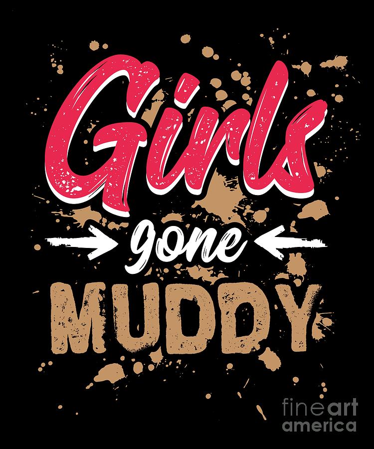 Mud Run Shirts for Women country Mud Running Team Digital Art by Martin Hicks
