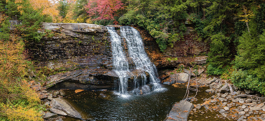 Muddy Creek Falls in Autumn 2 Photograph by Rich Isaacman