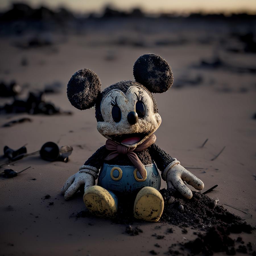Beach Digital Art - Muddy Mouse One by iTCHY
