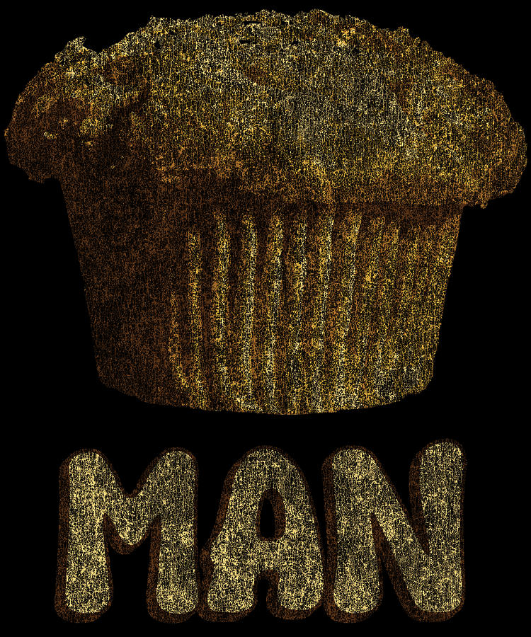 Muffin Man Retro Digital Art by Flippin Sweet Gear