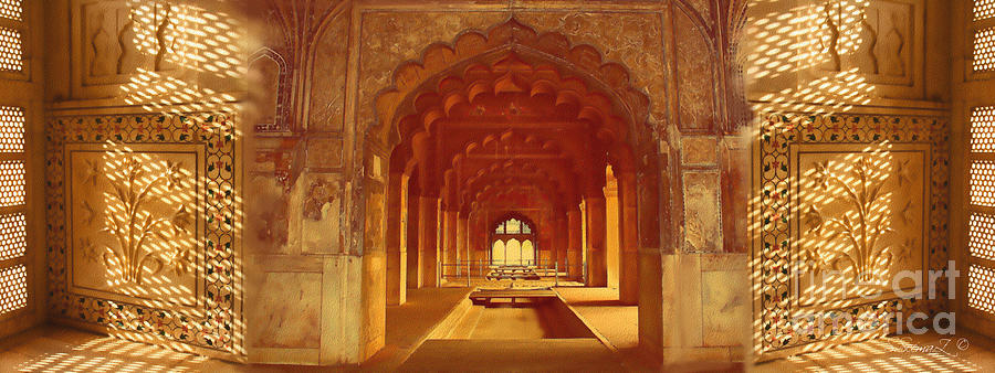 Mughal Arches Mixed Media by S Seema Z