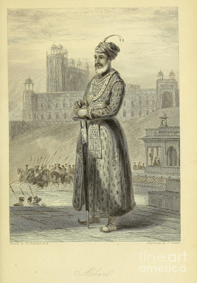Muhammad Akbar s5 Drawing by Historic illustrations - Pixels