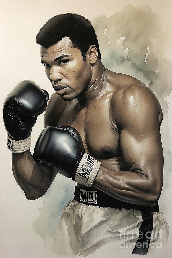 Muhammad Ali 1 Digital Art by Rene Martinetti - Fine Art America