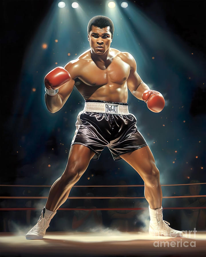 Sports Digital Art - Muhammad Ali 3  by Mark Ashkenazi