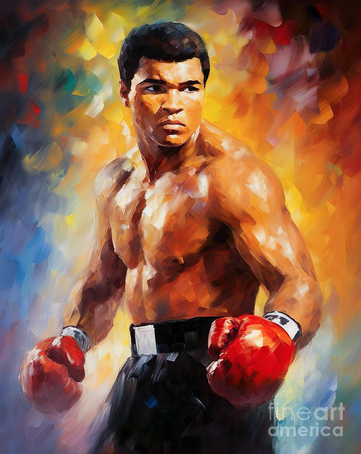 Muhammad Ali Painting by Mark Ashkenazi - Fine Art America