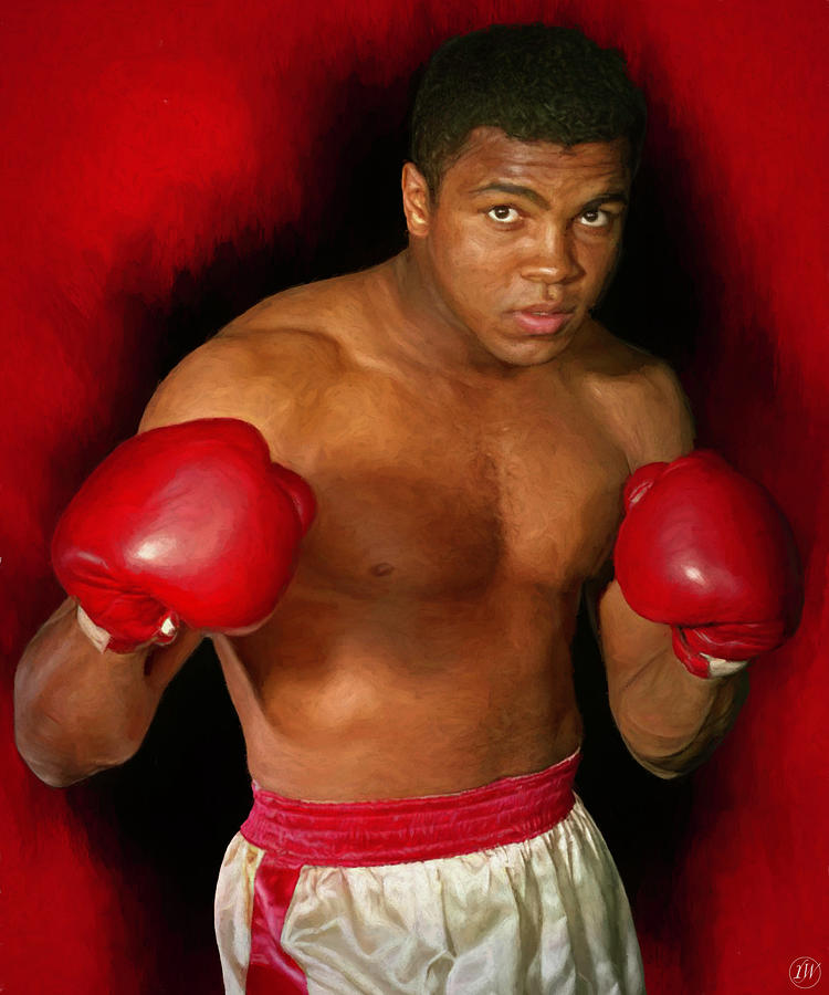 Muhammad Ali Digital Art By Rick Wiles Pixels