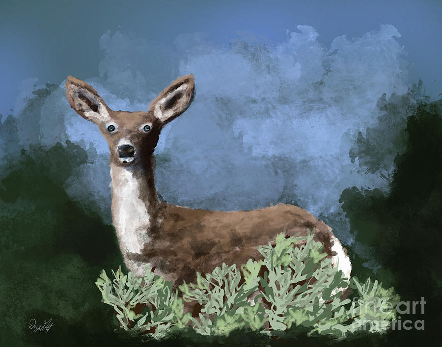 Mule Deer Digital Art by Doug Gist