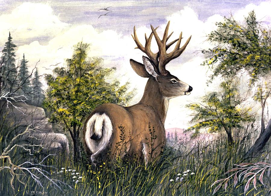 Muley Painting by Carl McKinley