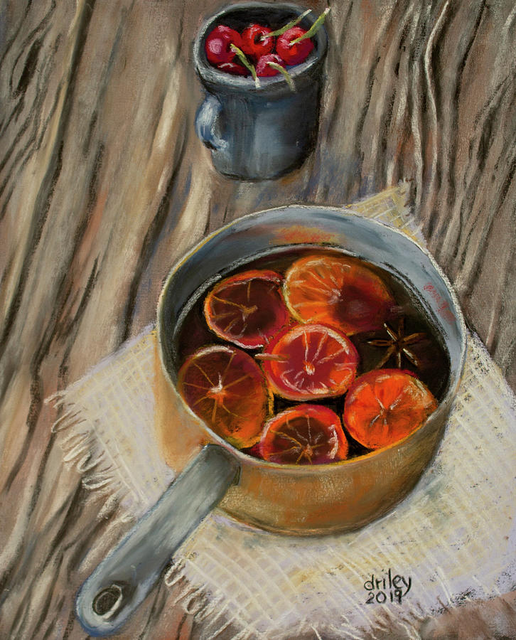 Mulled Wine Painting by Dorothy Riley