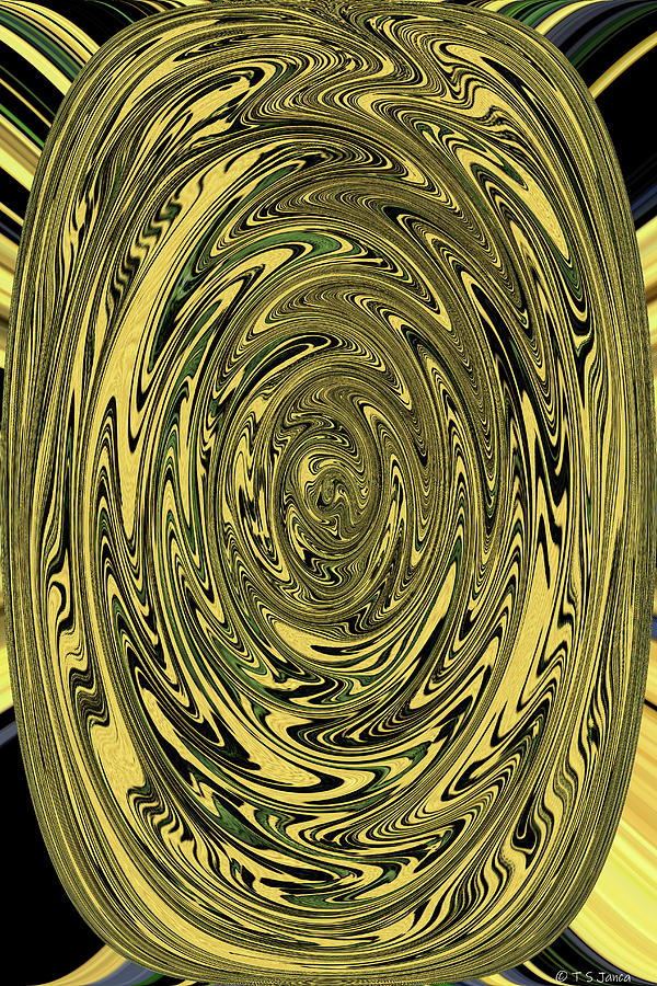 Mullein Leaves Abstract #9019e2ab Digital Art by Tom Janca