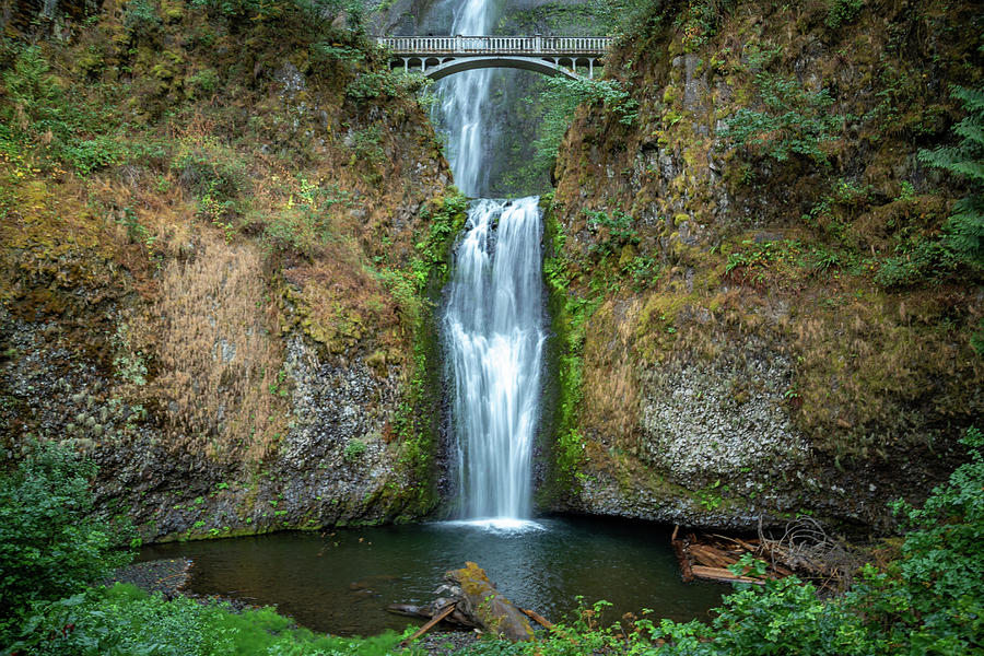 Mulnomah Falls, Oregon 3 Photograph by Cindy Robinson
