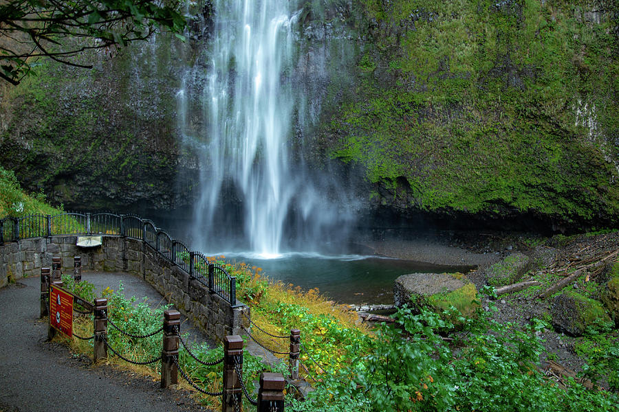 Mulnomah Falls, Oregon 7 Photograph by Cindy Robinson