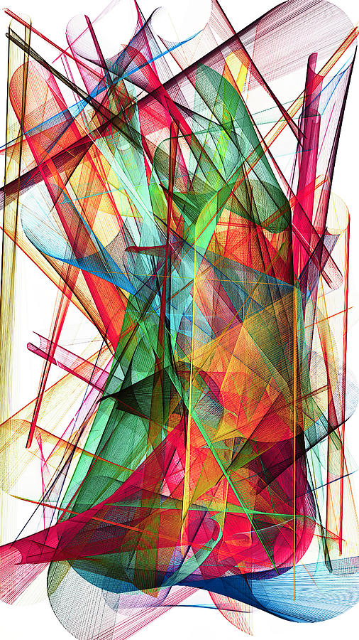 Multi-Colored Synthesis Digital Art by Kellice Swaggerty