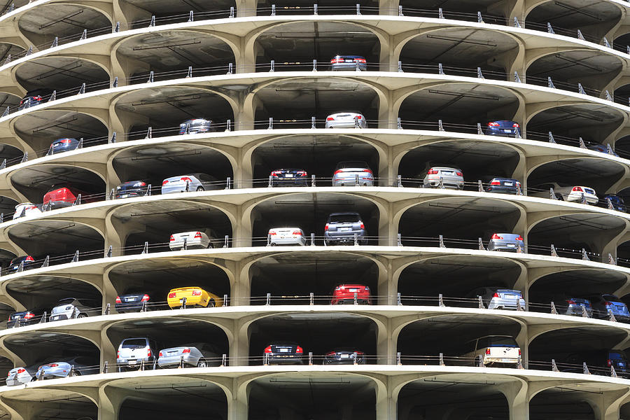 Multi-storey car park, Chicago Photograph by Fraser Hall