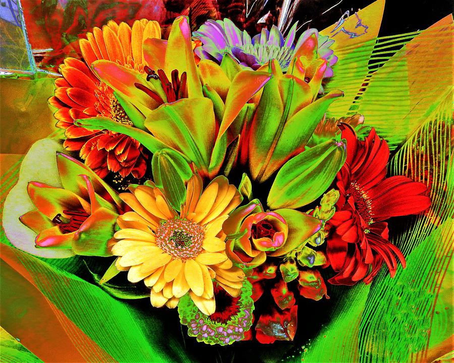 Multicolor Bouquet Photograph by Andrew Lawrence