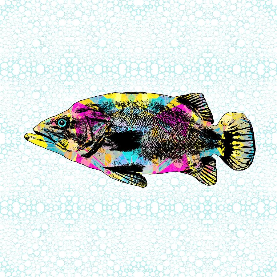 Multicolor Fish 5 Digital Art by Lucie Dumas