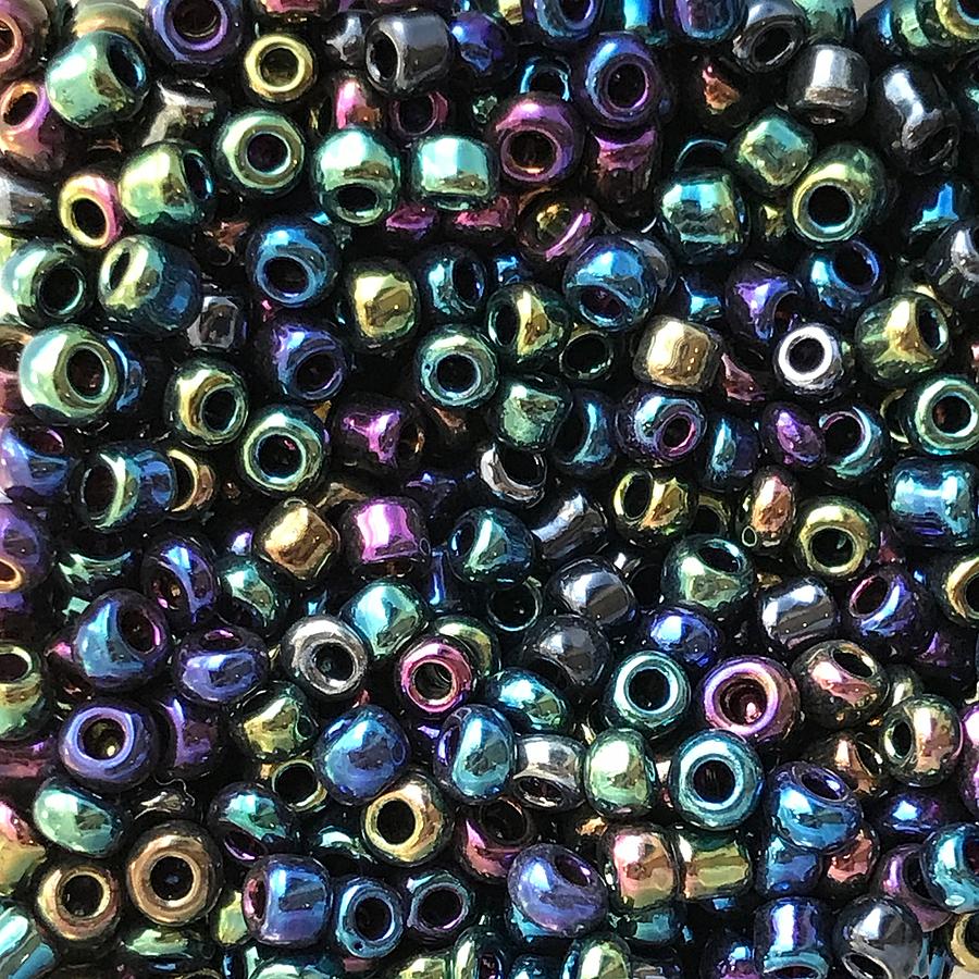 Multicolor Glass Seed Beads Photograph by Marianna Mills