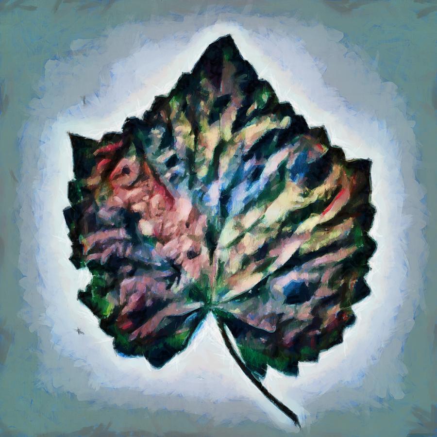 Multicolor Leaf Mixed Media by Christopher Reed