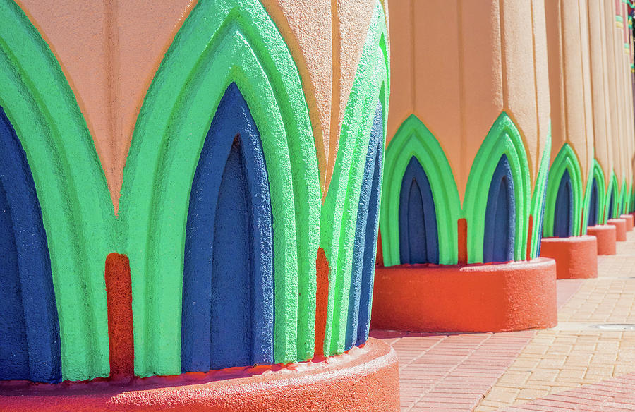 Multicolored Columns Photograph by James C Richardson