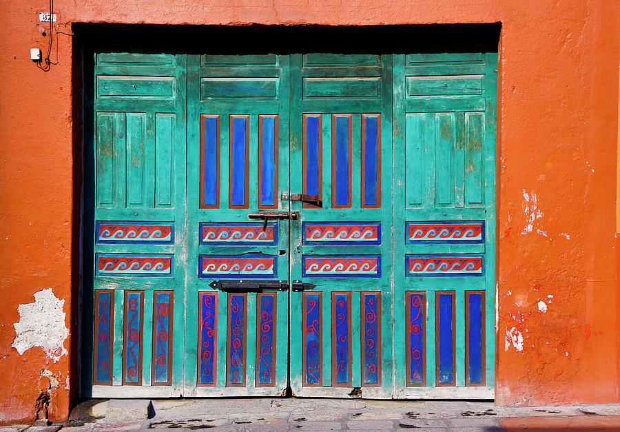 Multicolored Door Photograph by Eggers Photography
