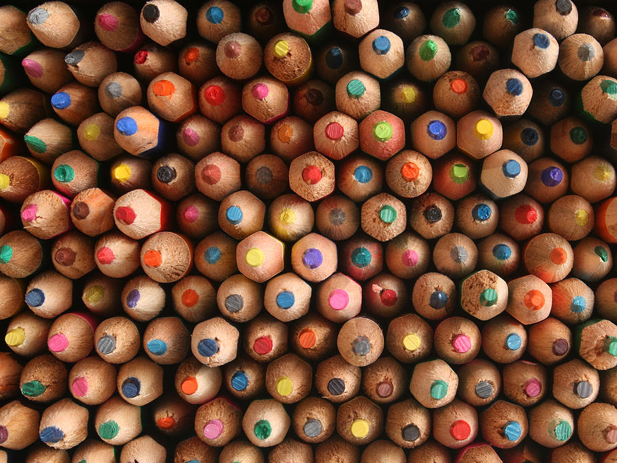 Multicolored pencils Photograph by FotografiaBasica