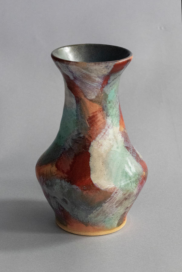 Multicolored Vase Photograph by Suzanne Gaff