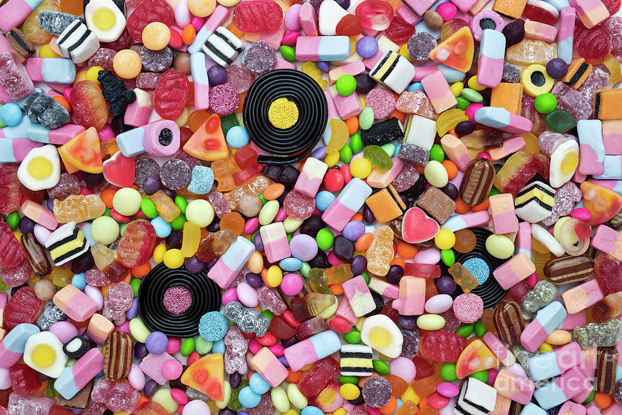 Multicoloured Sweets Photograph by Tim Gainey