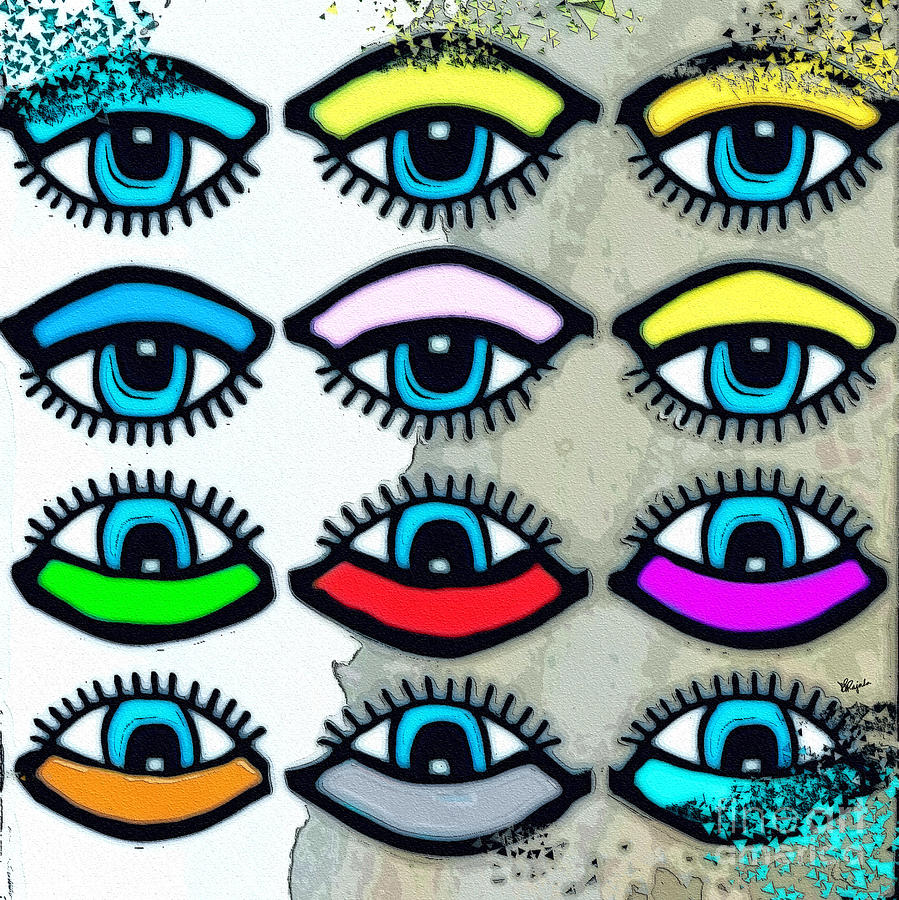 Multiple Eyes Digital Art by Diana Rajala