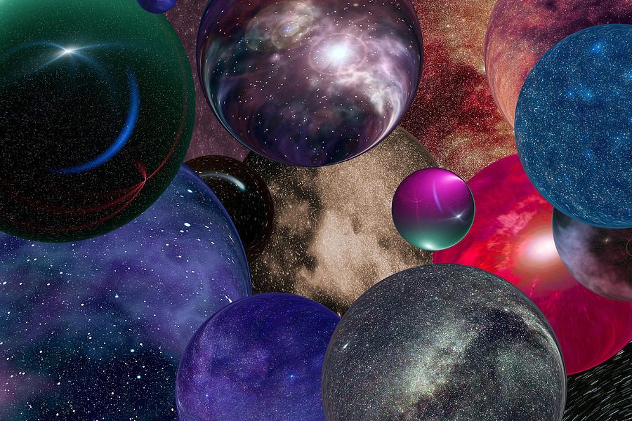 Multiple universes in the infinite space Photograph by Igor Sokalski Multiple universes in the infinite space Photograph by Igor Sokalski
