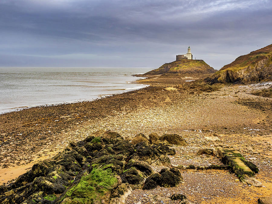 Mumbles Lighthouse Photograph by Mark Llewellyn
