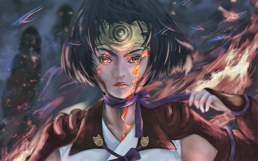 Mumei Darkness Kabaneri Of The Iron Fortress Protagonist Artwork Manga Hozumi Digital Art By Kinney Deleon