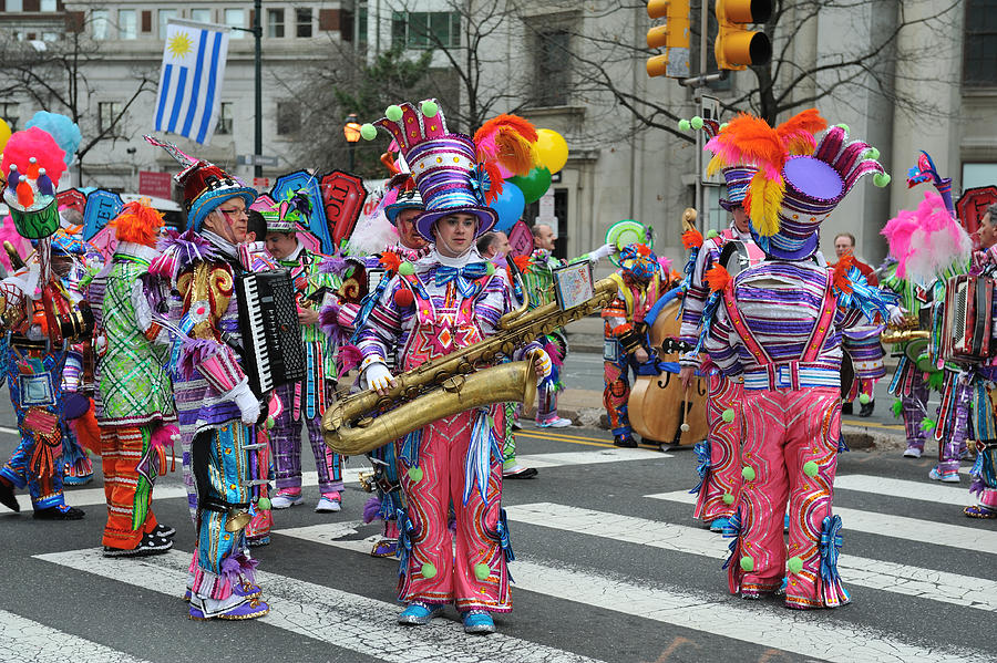 Mummers Parade in Philadelphia Photograph by Aimintang
